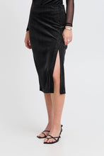 Load image into Gallery viewer, Ichi Ihkate Glamour Skirt Black
