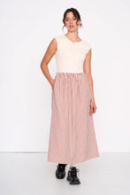Load image into Gallery viewer, 24 Colours Red Stripe Dress
