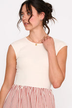 Load image into Gallery viewer, 24 Colours Red Stripe Dress
