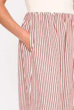 Load image into Gallery viewer, 24 Colours Red Stripe Dress
