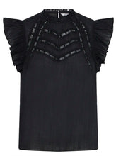 Load image into Gallery viewer, Byoung Byhuma Black Blouse
