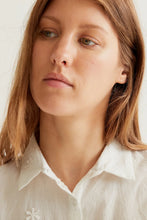 Load image into Gallery viewer, Compania Fantastica Embroidery Detail White Cotton Shirt
