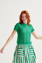 Load image into Gallery viewer, Compania Fantastica Green Knit Top
