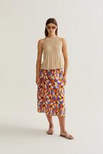 Load image into Gallery viewer, Compania Fantastica Marigold Print Midi Skirt
