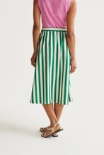 Load image into Gallery viewer, Compania Fantastica Green Midi Skirt
