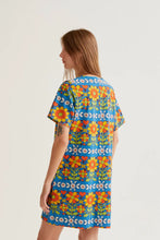 Load image into Gallery viewer, Compania Fantastica Garden Print Mini Dress

