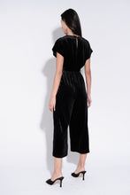 Load image into Gallery viewer, Tiffany Velvet Jumpsuit Black
