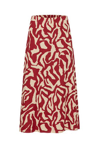 Byoung Byjosa Skirt Pomegranate