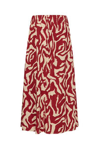 Byoung Byjosa Skirt Pomegranate