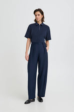 Load image into Gallery viewer, Ichi Iherina Trousers Dark Navy
