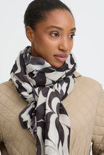 Load image into Gallery viewer, Byoung Wallam Scarf Swirls Black Meteorite
