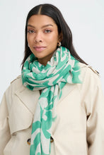 Load image into Gallery viewer, Byoung Wallam Swirls Scarf Leprechaun Green
