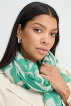 Load image into Gallery viewer, Byoung Wallam Swirls Scarf Leprechaun Green
