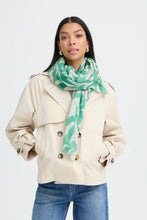 Load image into Gallery viewer, Byoung Wallam Swirls Scarf Leprechaun Green
