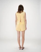 Load image into Gallery viewer, Grace And Mila Waylen Gingham Cotton Shorts Yellow

