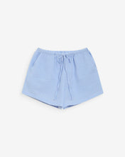 Load image into Gallery viewer, Grace And Mila Waylen Gingham Cotton Shorts Blue
