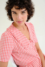 Load image into Gallery viewer, Compania Fantastica Gingham Plaid Shirt
