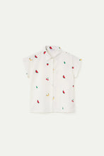 Load image into Gallery viewer, Compania Fantastica Fruit Salad Embroidery Cotton Shirt
