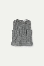 Load image into Gallery viewer, Compania Fantastica Black Gingham Top
