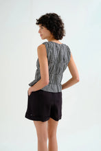 Load image into Gallery viewer, Compania Fantastica Black Gingham Top
