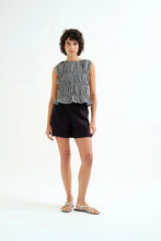 Load image into Gallery viewer, Compania Fantastica Black Gingham Top
