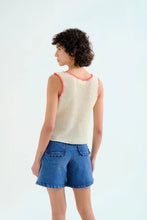 Load image into Gallery viewer, Compania Fantastica Embroidered Detail Knitted Top
