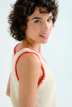 Load image into Gallery viewer, Compania Fantastica Embroidered Detail Knitted Top
