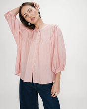 Load image into Gallery viewer, Grace And Mila Vanille Balloon Sleeve Blouse Rose
