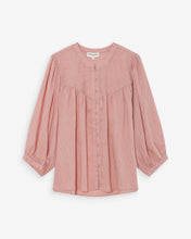 Load image into Gallery viewer, Grace And Mila Vanille Balloon Sleeve Blouse Rose
