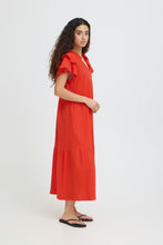 Load image into Gallery viewer, Ichi Ihlifana Dress Fiery Red
