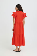 Load image into Gallery viewer, Ichi Ihlifana Dress Fiery Red
