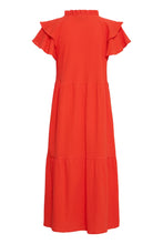 Load image into Gallery viewer, Ichi Ihlifana Dress Fiery Red
