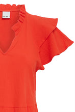 Load image into Gallery viewer, Ichi Ihlifana Dress Fiery Red

