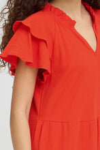 Load image into Gallery viewer, Ichi Ihlifana Dress Fiery Red

