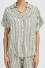 Load image into Gallery viewer, Byoung Byfalakka Cap Sleeve Shirt Stripe
