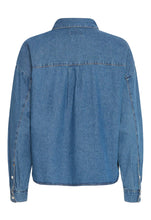Load image into Gallery viewer, Ichi Archer Shirt Mid Washed Blue
