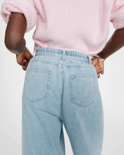 Load image into Gallery viewer, Grace And Mila Pompon Midrise Jeans Sky Blue
