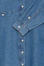Load image into Gallery viewer, Ichi Archer Shirt Mid Washed Blue
