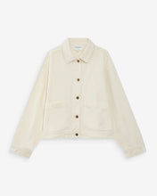 Load image into Gallery viewer, Grace And Mila Vinnie Oversized Boxy Jacket Ecru

