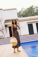 Load image into Gallery viewer, Byoung Bysunia Cotton Dress Brown
