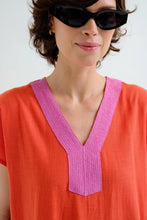 Load image into Gallery viewer, Compania Fantastica Orange Kaftan
