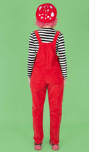 Load image into Gallery viewer, Run and Fly Red Stretch Corduroy Dungarees
