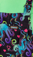 Load image into Gallery viewer, Run and Fly Octopus Love Stretch Rwill Dungarees
