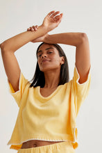 Load image into Gallery viewer, Compania Fantastica Beach Top Yellow
