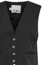 Load image into Gallery viewer, Ichi Ixkate Waistcoat Black
