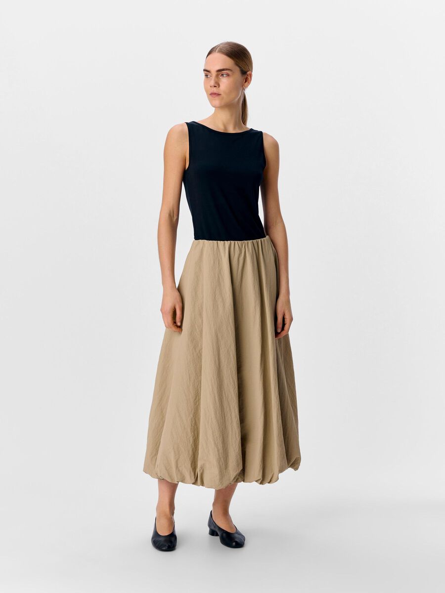 Object Balloon Midi Skirt