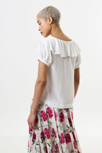 Load image into Gallery viewer, Louche Eloise Moss Crepe Frill Collar Blouse - Off White
