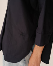 Load image into Gallery viewer, Grace And Mila Pavel Cotton Shirt Navy
