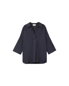 Grace And Mila Pavel Cotton Shirt Navy