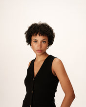 Load image into Gallery viewer, Grace And Mila Panama Cardigan Black
